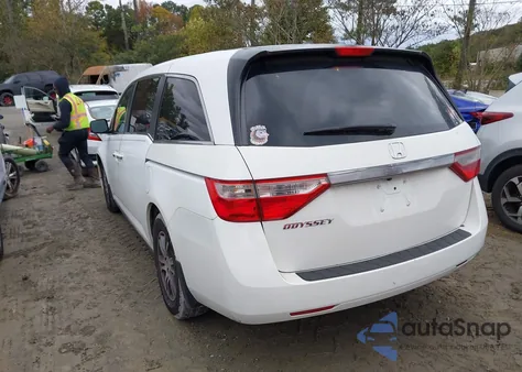 2012 Honda Odyssey Ex-L z USA, uszkodzony, nr VIN 5FNRL5H66CB026354